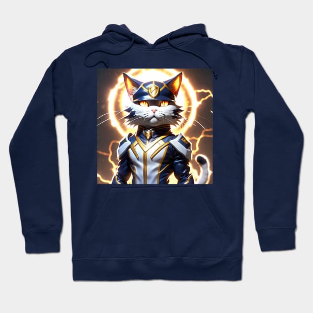 Lightning cat hoodie new arrivals